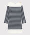 Women's Breton Striped Dress SMOKING blue/MARSHMALLOW white