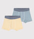 Boys' Pinstriped Boxer Shorts - 2-Pack