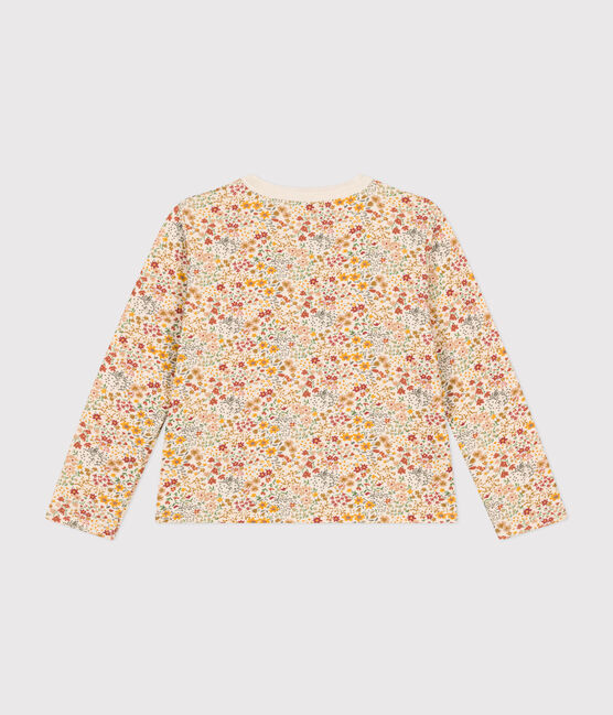 Girls' tube knit cardigan AVALANCHE /CUIVRE /MULTICO