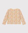 Girls' tube knit cardigan AVALANCHE /CUIVRE /MULTICO