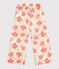Children's floral cotton trousers white/multicolor