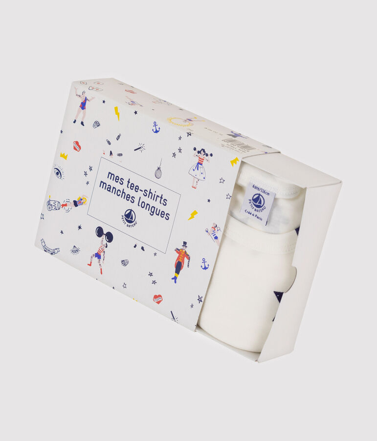 Boys' Festive Print Long-Sleeved T-Shirt - 2-Piece Set multicolor