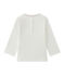 Baby boy's plain T-shirt MARSHMALLOW white