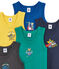 Set of 5 little boy's vest tops variante 1