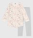 Children's floral print brushed fleece nightdress and leggings