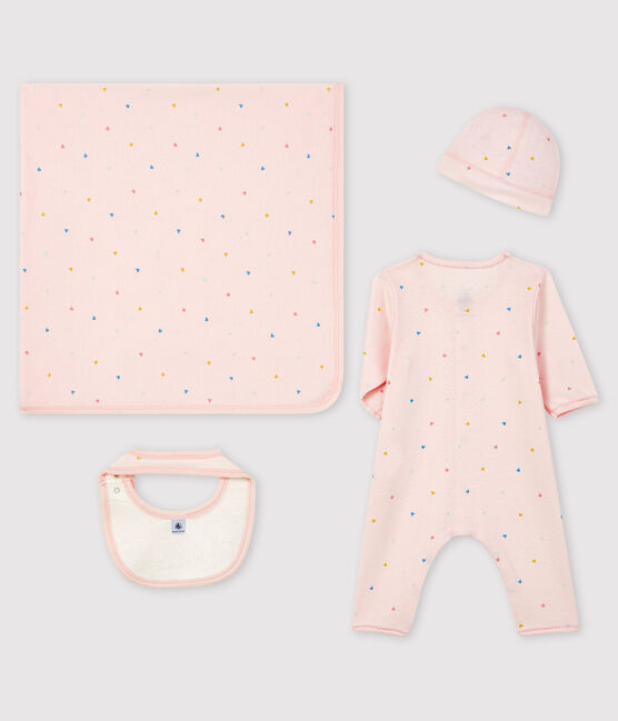 Newborn Baby Girls' Rib Knit Gift Set variante 1