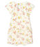 Print playsuit for baby girls MARSHMALLOW white/MULTICO white