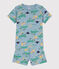 Children's unisex Explorer cotton cropped pyjamas ENNEIGE /MULTICO