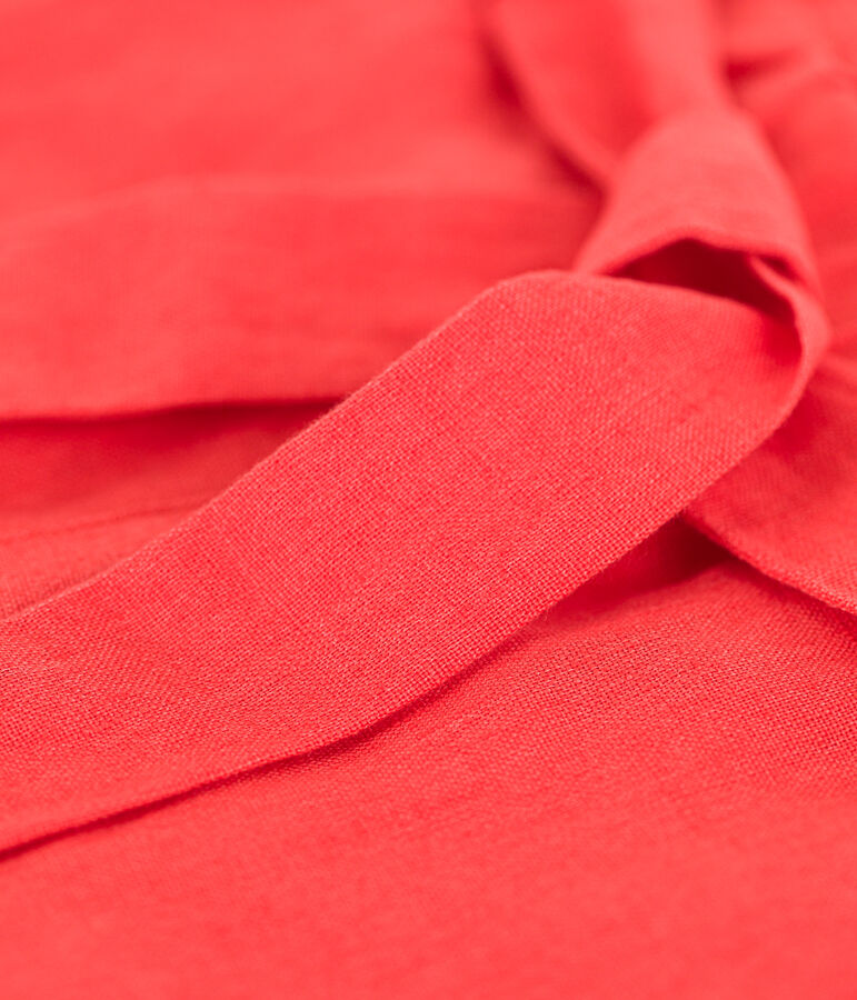 Girls' Linen Shorts orange