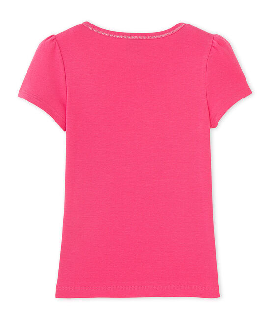 Girls' T-shirt Peony pink