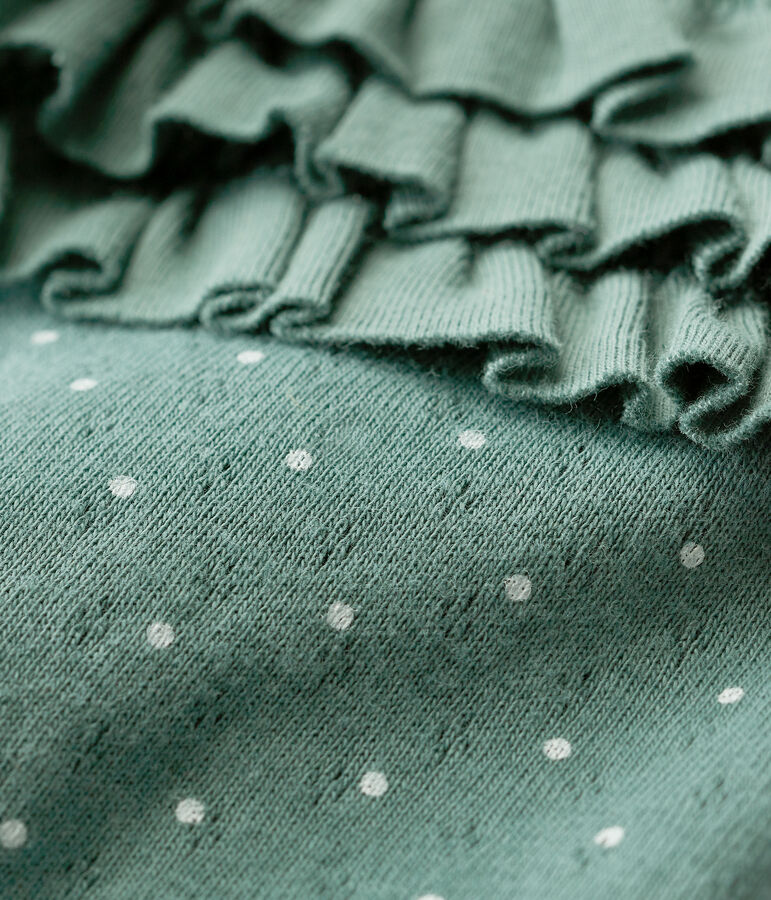 Baby Girls' Print Cotton Leggings green/white