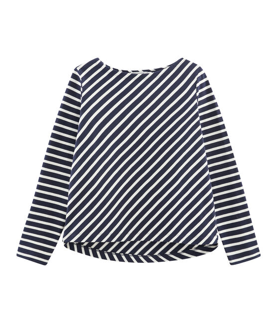 Women's Graphic Sailor Top SMOKING blue/COQUILLE beige