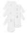 Set of 5 mixed baby's long sleeved bodies variante 1