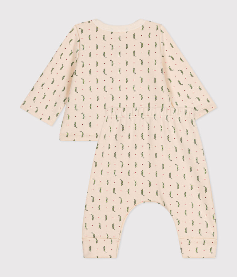 Babies Fleece Outfit - 2-Piece Set AVALANCHE white/MULTICO