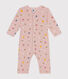 Babies' printed cotton footless pyjama suit