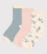 Girls' Bird Themed Socks - 3-Pack
