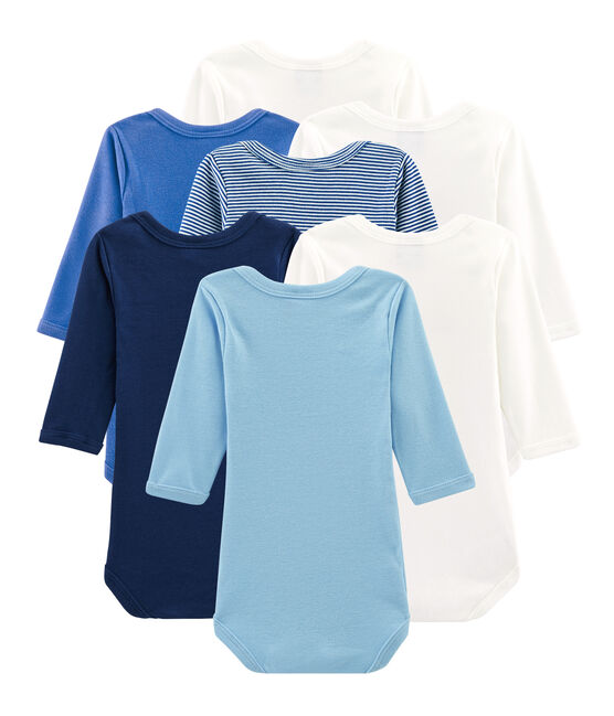 Baby Boys' Long-Sleeved Bodysuits - 7-Piece Surprise Set variante 1