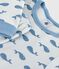 Children's whale-print velour pyjamas CO2 /ADRIATIC