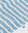 Babies' Thick Jersey Striped Breton Playsuit AZUL /MONTELIMAR