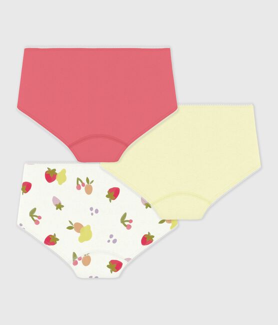 Pack of children's fruit-print cotton shorties variante 1