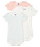 Baby Girls' Short-Sleeved Bodysuit - 3-Piece Set variante 1