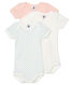 Baby Girls' Short-Sleeved Bodysuit - 3-Piece Set