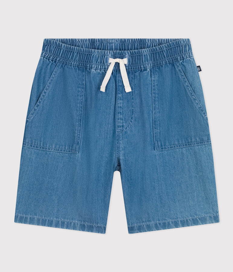 Boys' Light Denim Shorts blue