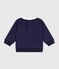 Babies colourblock cotton sweatshirt blue/ecru
