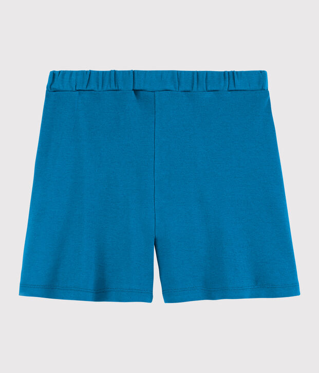Girl's Cotton Shorts blue