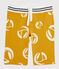 Boys' Knit Bermuda Shorts BOUDOR yellow/MARSHMALLOW white
