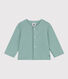 Babies' Thick Jersey Cardigan