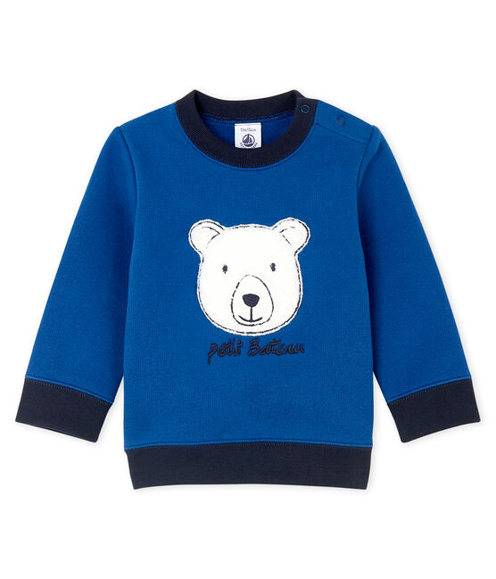 Baby Boys' Fleece Sweatshirt LIMOGES blue