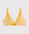 Women's Triangle Bra BOUDOR yellow/MARSHMALLOW white