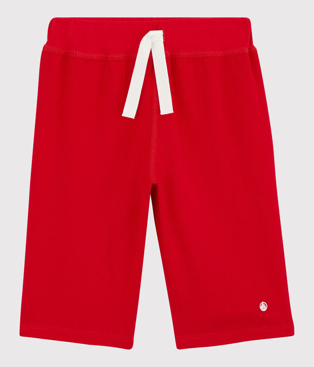 Boys' Cotton Bermuda Shorts red