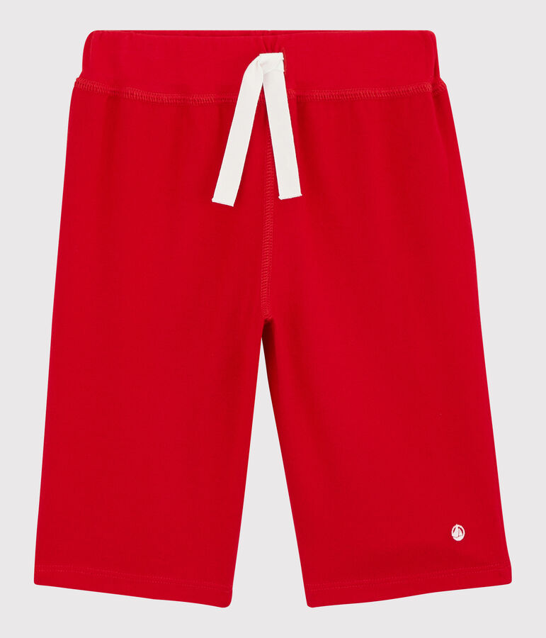 Boys' Cotton Bermuda Shorts red