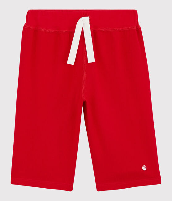 Boys' Cotton Bermuda Shorts PEPS red
