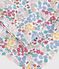 Children's short flower-pattern cotton pyjamas white/multicolor