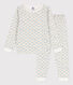 Girls' Floral Tube Knit Pyjamas