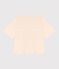 Women's Loose-Fitting Boxy Cotton T-Shirt AVALANCHE Ecru