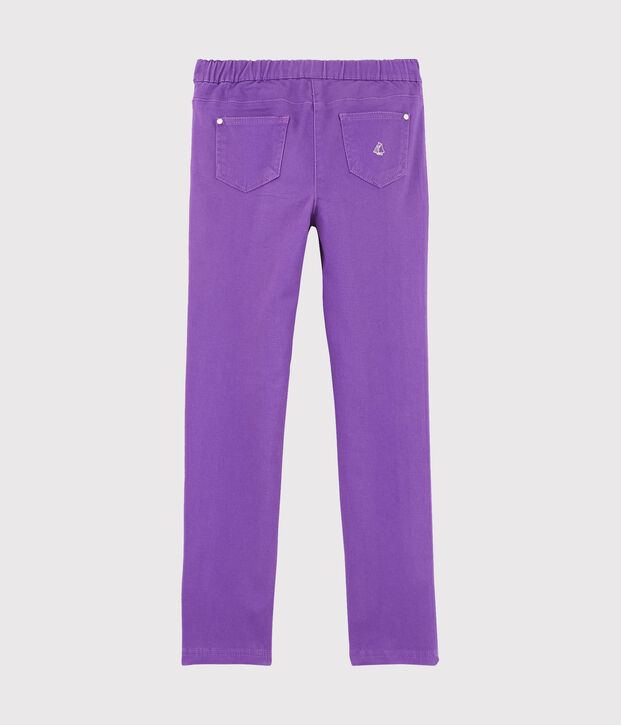 Girls Slim-fit Stretch Jeans purple