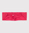 Children's plain fabric hairband GLOSS pink
