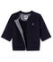 Baby boys' zipped Sweatshirt cardigan SMOKING blue