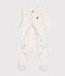 UNISEX VELOUR BODYJAMAS white
