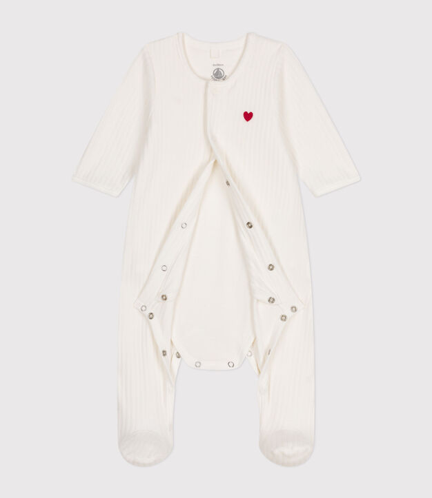 UNISEX VELOUR BODYJAMAS white