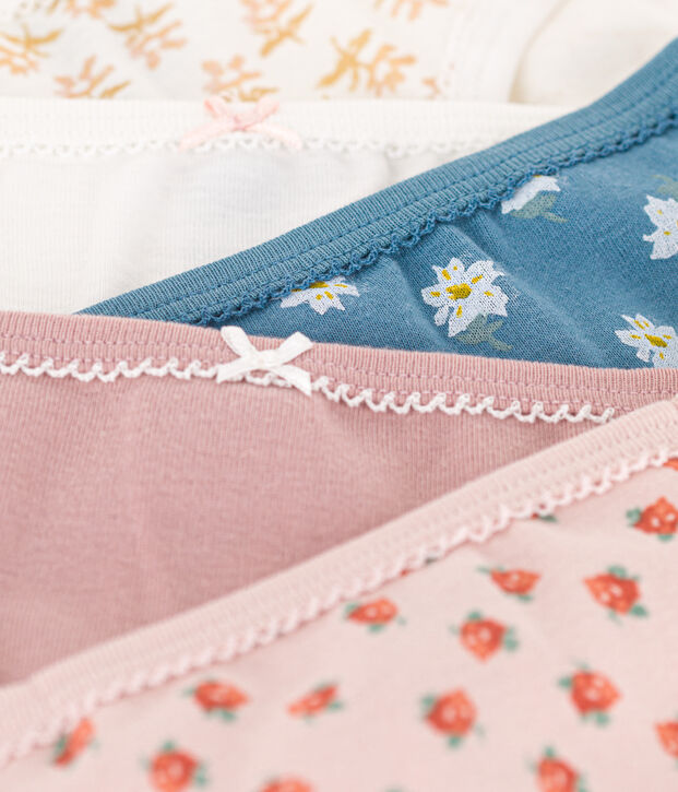 Girls' Flower Cotton Briefs - 5-Pack multicolor