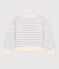 Children's Unisex Cotton Sweatshirt AVALANCHE white/SKY CHINE