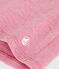 Girls' long-sleeved rib knit T-shirt ROSELINE CHINE pink