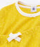 Girls' short Pyjamas HONEY yellow/MARSHMALLOW white