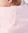Baby cotton hooded sweatshirt with patterns BARELY pink