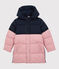 Unisex Long Coat SMOKING blue/CHARME pink